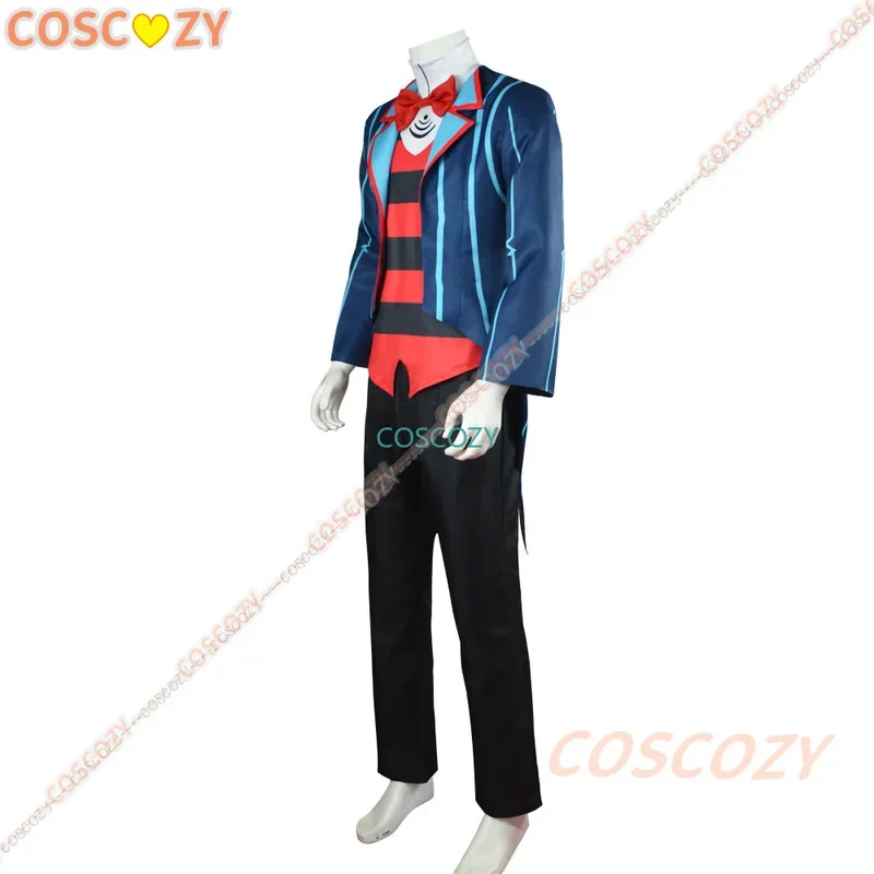 Mr. Vox Anime Hazbin Vox Kostium Cosplay Zabawka Straszny Demon Ubrania Vox Uniform Cosplay Halloween Role Party Man Stroje Maski