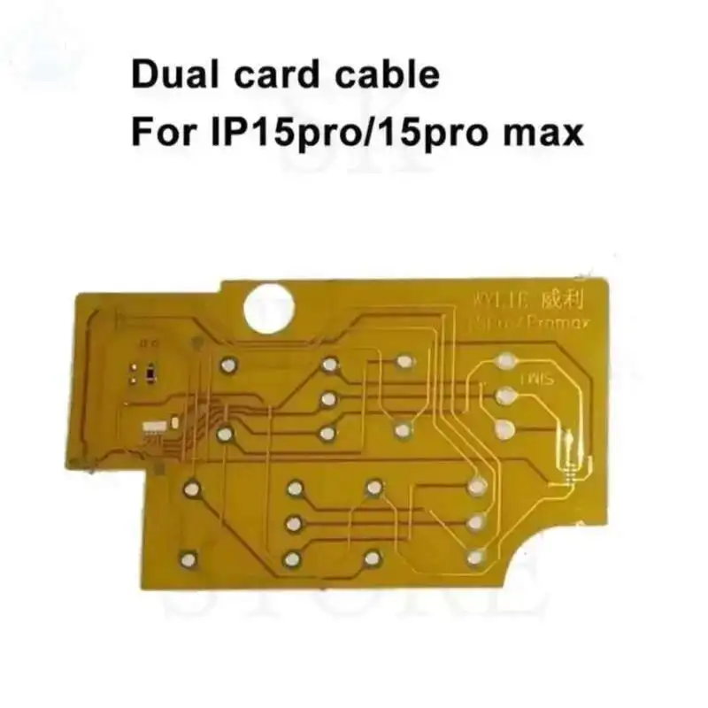 Wylie-Tarjeta Sim Max, tarjeta ca‮lb‬e para i‮hpone one 15 ‮rP‬o/15 ‮rP‬o cable cambiador de tarjeta integrado, Tarjeta Única y uso de tarjeta dual