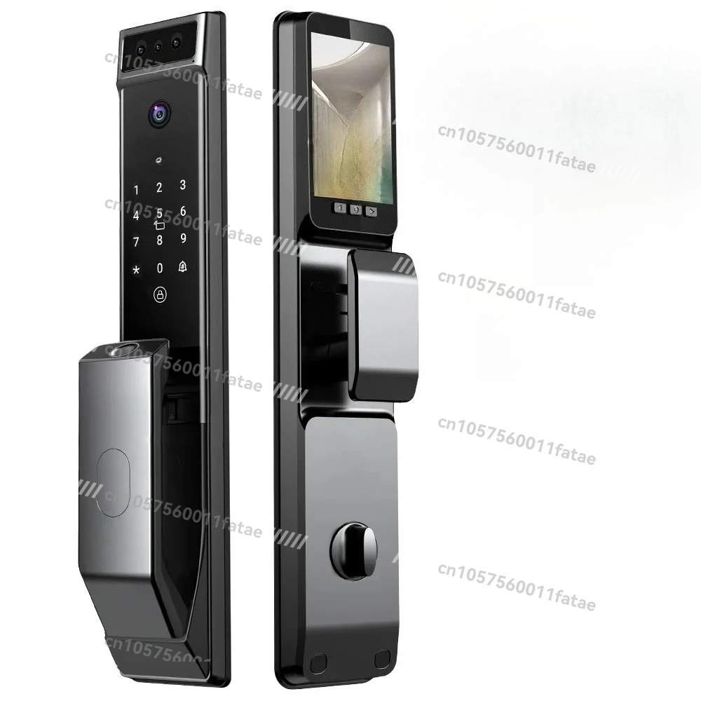 

Real Time Video Intercom Smart Lock Tuya WiFi Fingerprint Digital Door Lock ，Smart Locks for Front Door Support Video Call