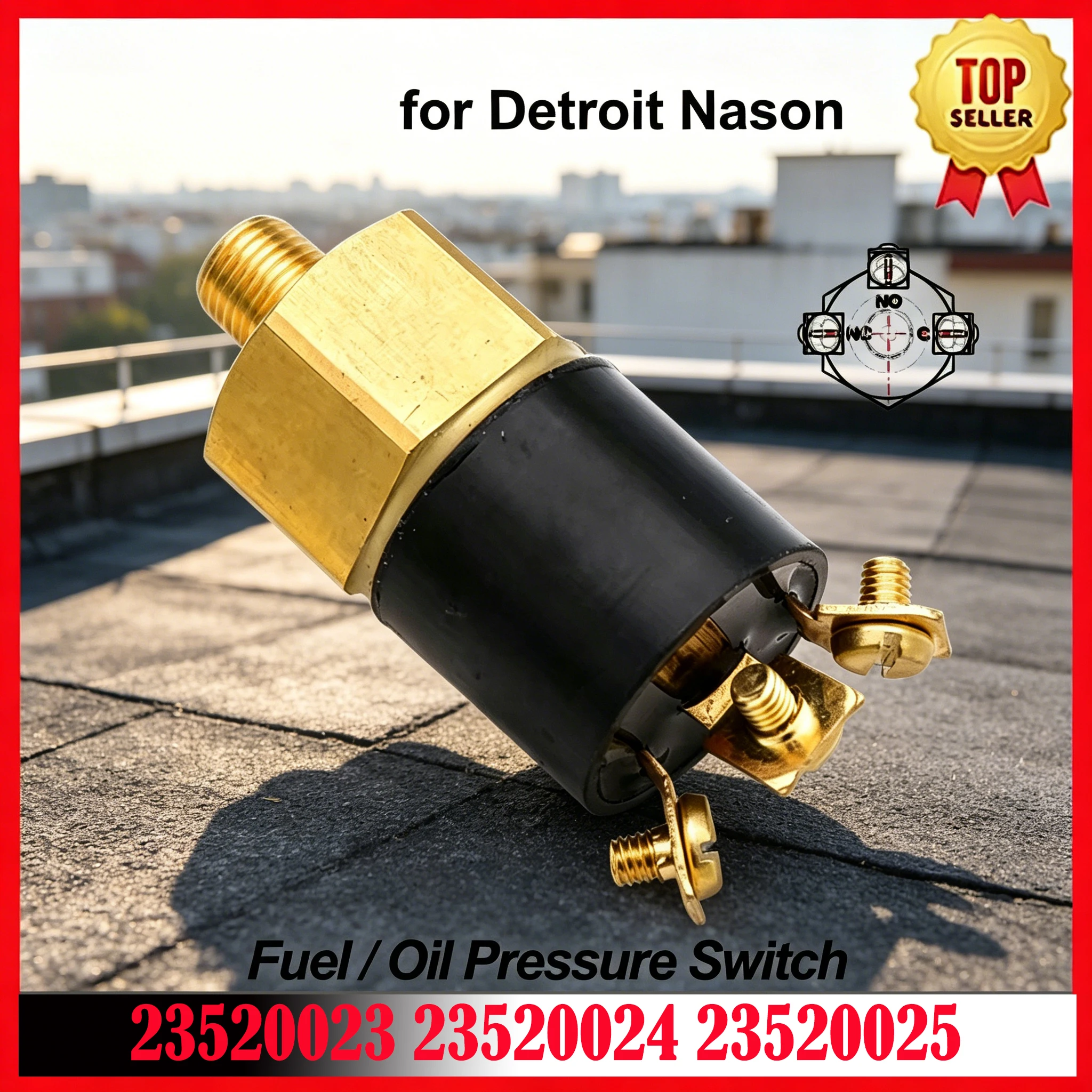 New Fuel Oil Pressure Switch 23520023 SM-2C-5F 5PSI, 23520024 SM-2C-10F 10PSI, 23520025 SM-2C-20F 20PSI for Nason 1/8
