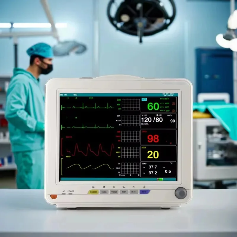 2026 Multi-Parameter Medical ECG Monitor for Hospital Clinic And Home Use - Heart Rate Monitoring System