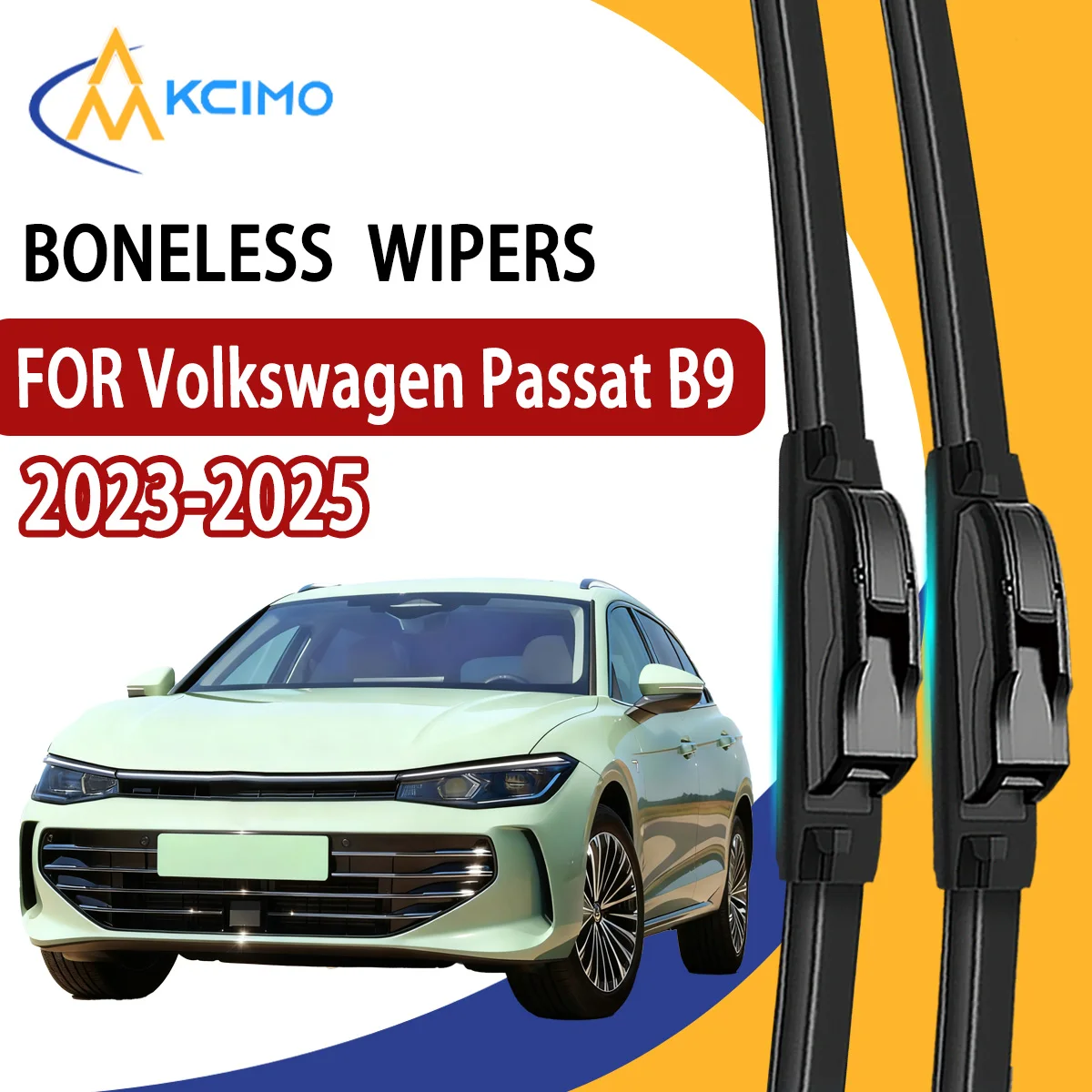

2 шт. щетки стеклоочистителя переднего стекла для Volkswagen Passat B9 2023-2025 автомобильные аксессуары для лобового стекла