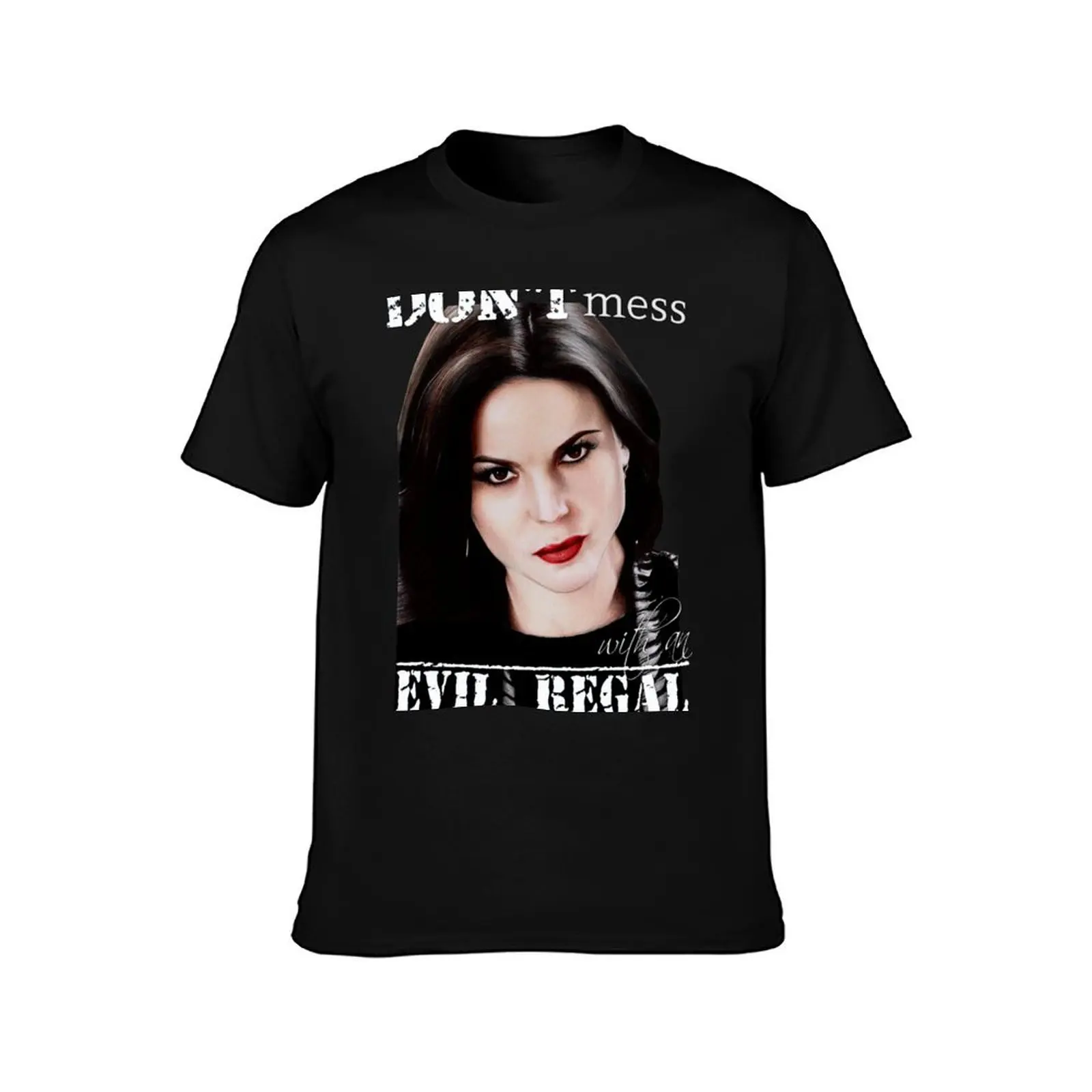 Evil Regal Shirt T-Shirt Summer Casual Cotton Tee Oversized Streetwear Tops Vintage Graphic Print Loose Fit Short Sleeve
