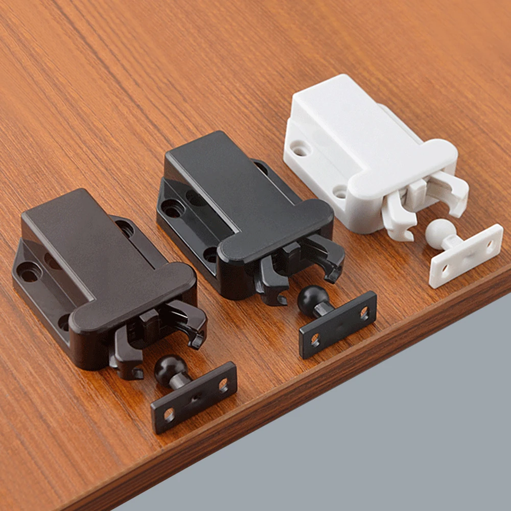 1 Piece Cabinet LatchesNon-magnetic Handle Free One Touch Opening Latch Drawer for Cabinet / Bedroom