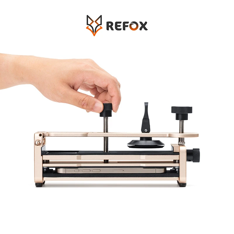 REFOX RS51 Mobile Phone Opener and Clamp Fixture Flat Screen Back Cover Removal and Pressure Holding Repair Clamp