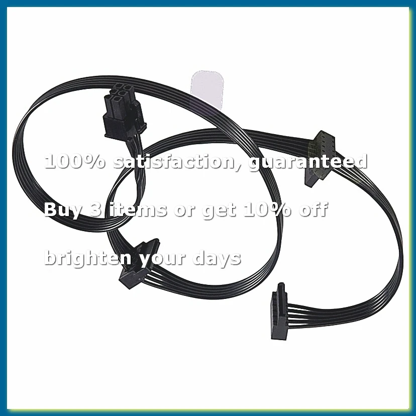 PCIe 6Pin Male to 3 SATA Power Supply Cable for Focus Plus FOCUS+ Series 850PX 750PX 650PX 550PX PSU
