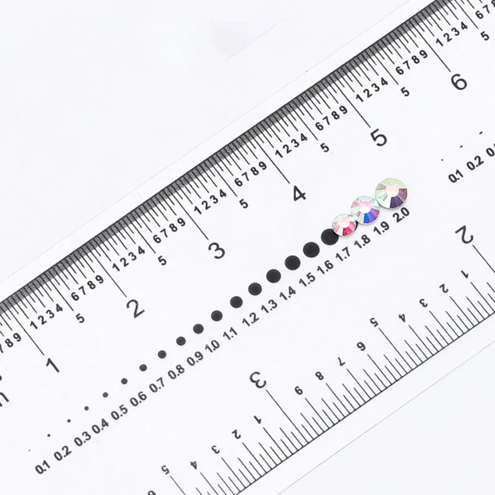 

10pcs Transparent Ruler Straight Measuring Nail Art Tools Student Accessories Inches Centimeters Plastic Kids Rulers Manicure
