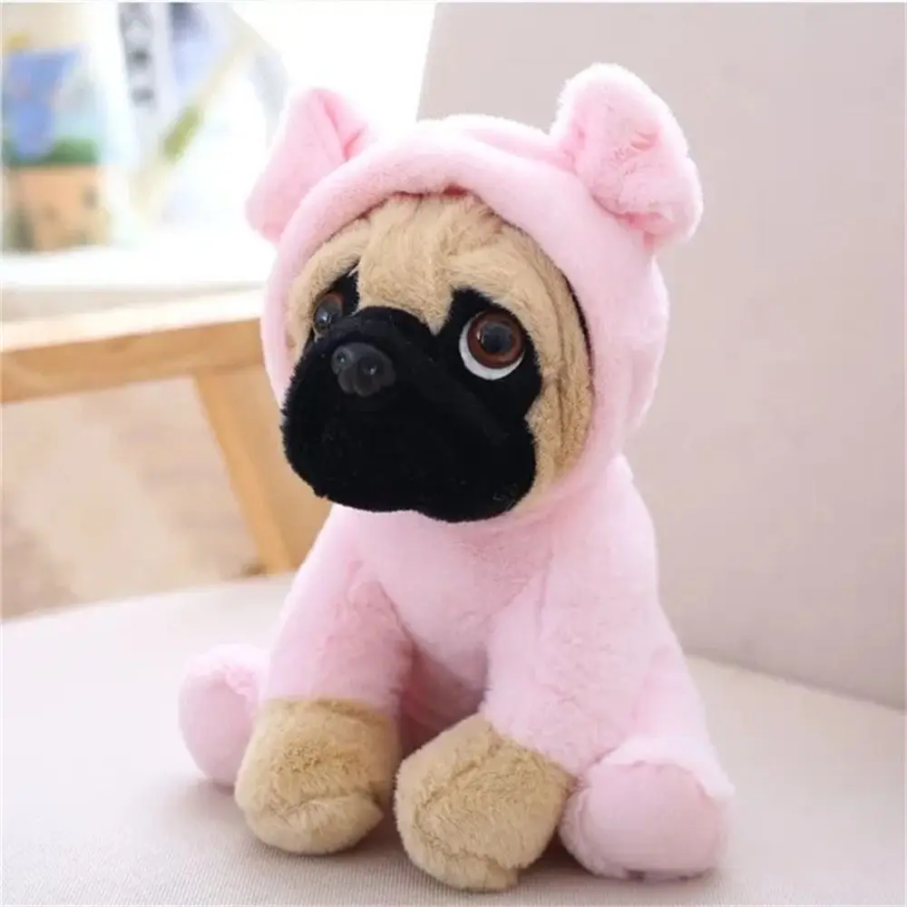 Wypchane zwierzęta Mops Pies Pluszowe zabawki Cosplay Dinozaur Lew Owca Lampart Wypchany pies Sharpei Królik Słoń 20CM