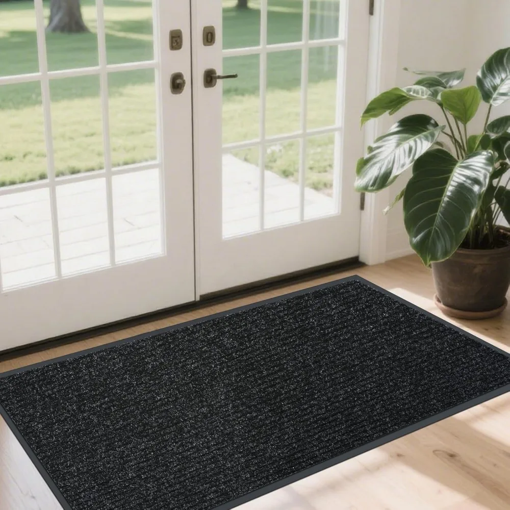 سجادة باب خارجية قابلة للتخصيص وغير قابلة للانزلاق، 2 قدم × 31 قدم، درجة تجارية، سهلة التنظيف، سجادة مدخل منخفضة المستوى #4