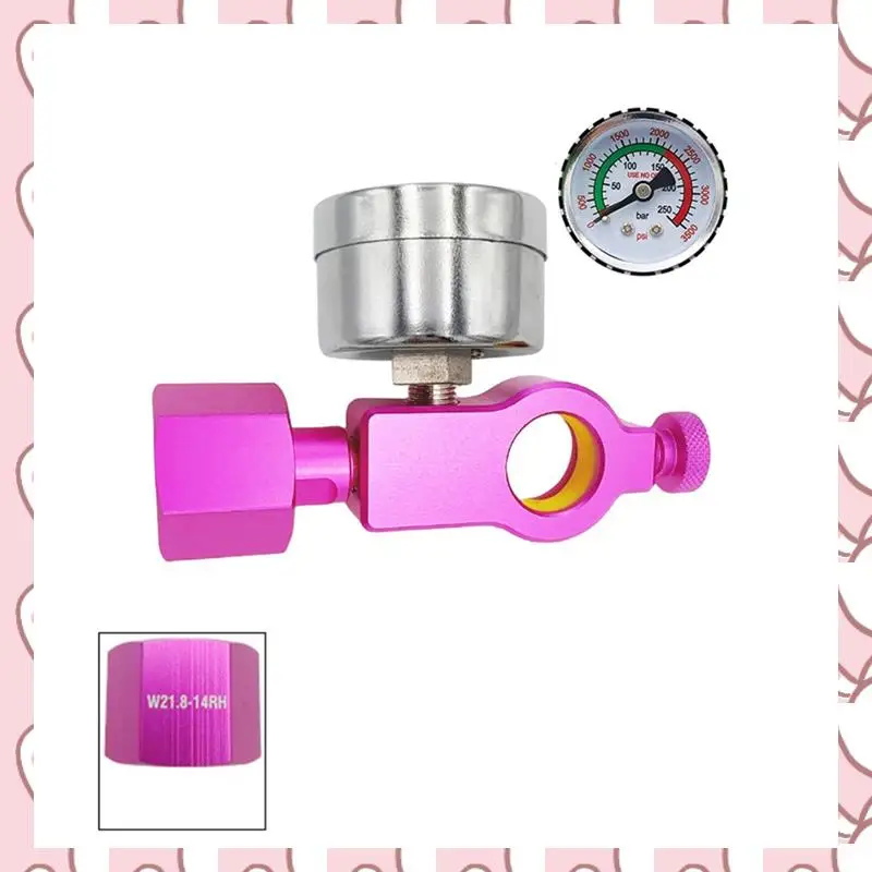 

HHTL Co2 Cylinder Refill Fill Station Adaptor For Sodastream (Terra DUO Art) Pink Quick Connect Co2 Cylinder Sodastream Adapter
