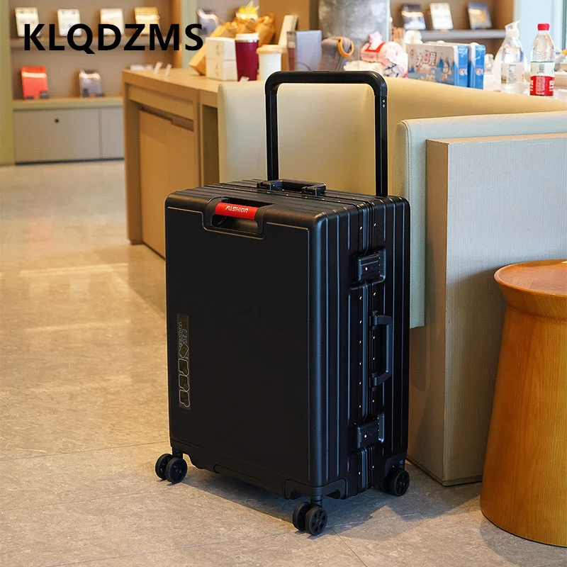 KLQDZMS High Quality Suitcase Large Capacity Trolley Case ABS+PC Boarding Box 20“22”24