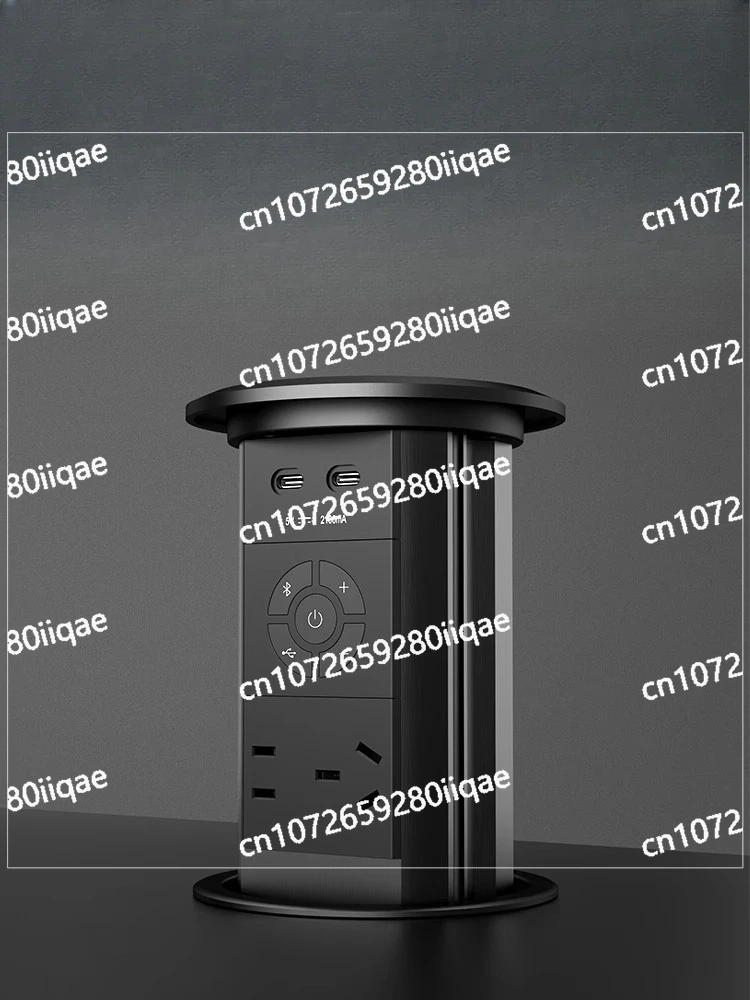 S6 lifting socket embedded island electric invisible plug tabletop kitchen plug