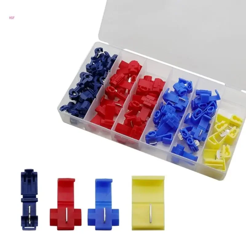 65pcs/set Secure & Insulated Wire Connection Set Hassle Frees Wire Joining Solution Lock Wire Connectors for Connections