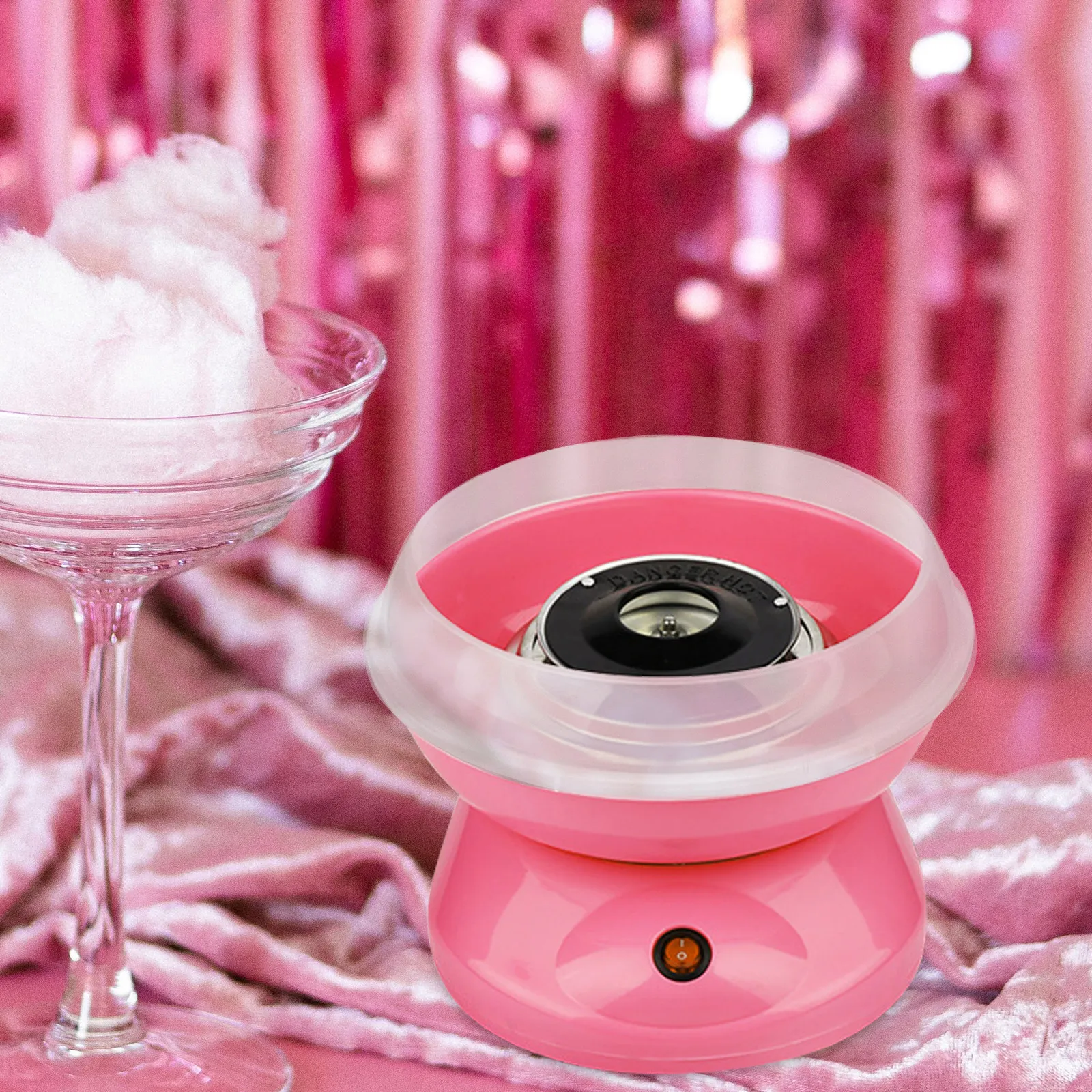 Marshmallow Machine Guard Cover Cotton Candy Maker Plastic Cover Simple Operation Indoor Sugar Floss Machine Part Easy Clean