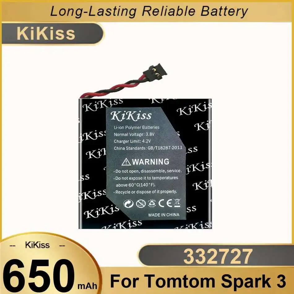 

Легкий аккумулятор для часов Tomtom Spark 3 332727 650 мАч