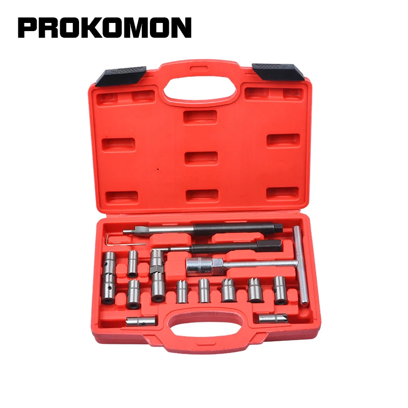 17PCS 5PCS Diesel Injector Seat Cutter Remover Tool Kit for Delphi Bosch BMW Merc CRD PSA Ford Fiat Peugeot