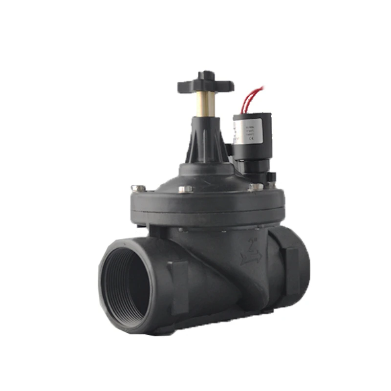 12v 2inch farm irrigation plastic water solenoid valve from China