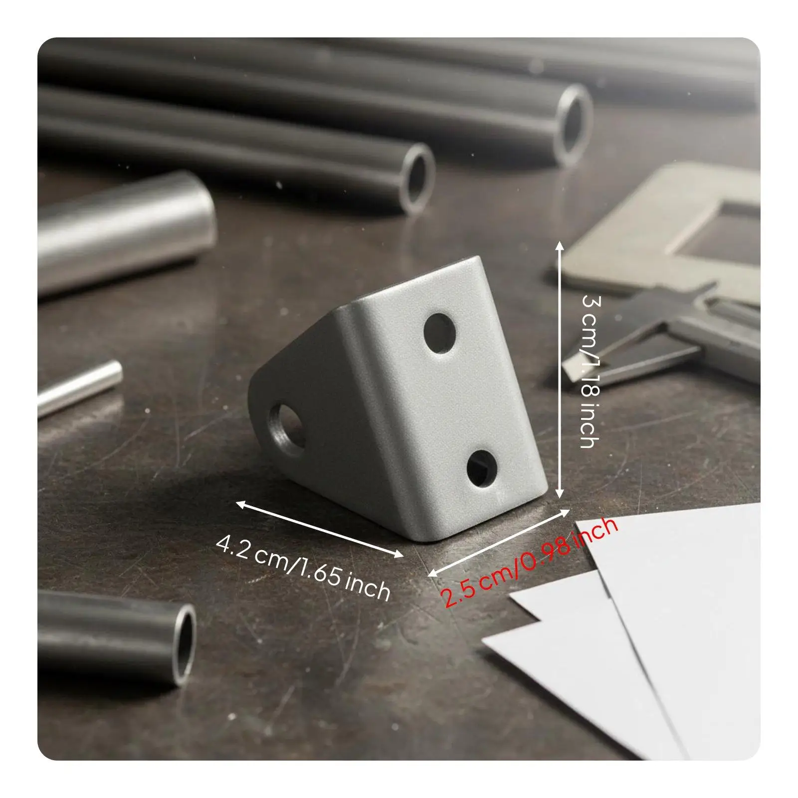 Versatile Double Hole Shock Absorber Mount Steel Bracket for Electric Powered Buggy Motorcycle