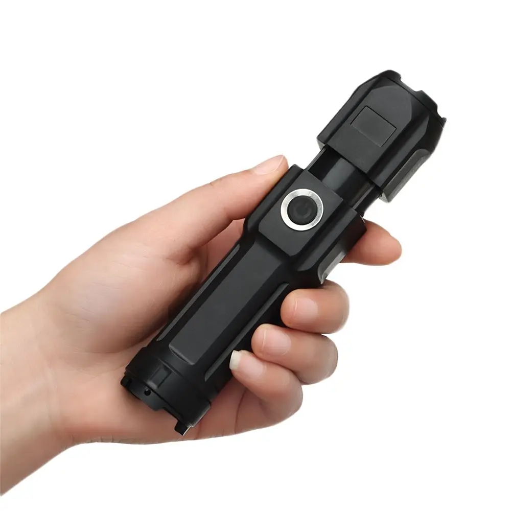 

1Pcs Battery Power Small Flashlight New Strong Focusing Rechargeable Flash Light Multi-function Outdoor Zoom Xenon Forces Torch