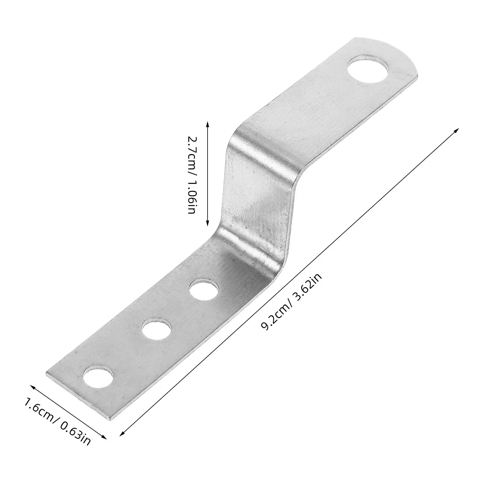 4Pcs Z Shaped Drawer Lock Head Piece Metal Brackets Furniture Cabinet Shelves Photo Frame Support Hardware Accessories