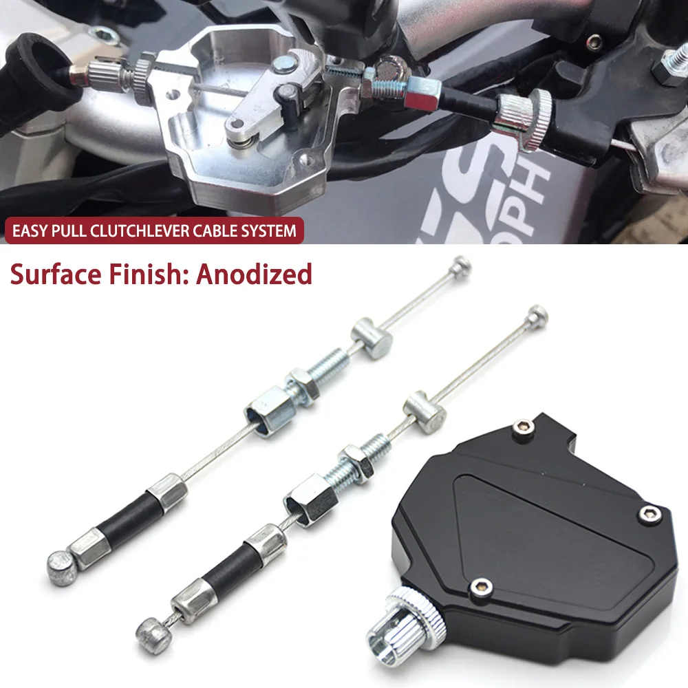 

Алюминиевый рычаг сцепления с ЧПУ для мотоцикла, легко тянущая тросовая система, универсальная для Honda Yamaha Kawasaki Suzuki BMW Ducati Aprilia