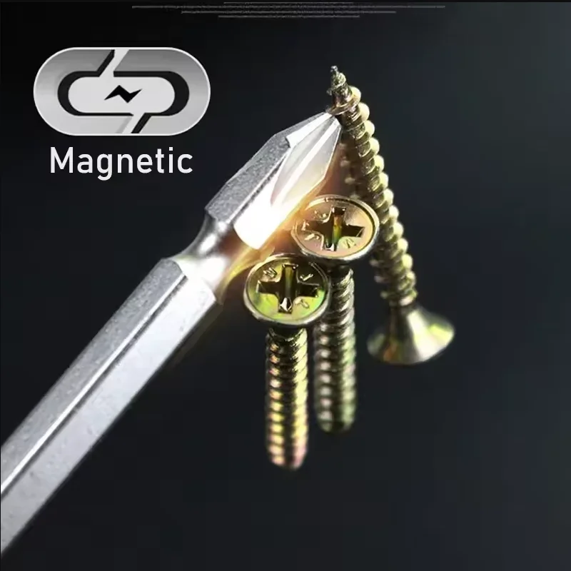 

LAOA 10pcs Screwdriver Bits 65mm Slotted Phillips Screwdriver PH2 Electric Drill Screwdriver Head