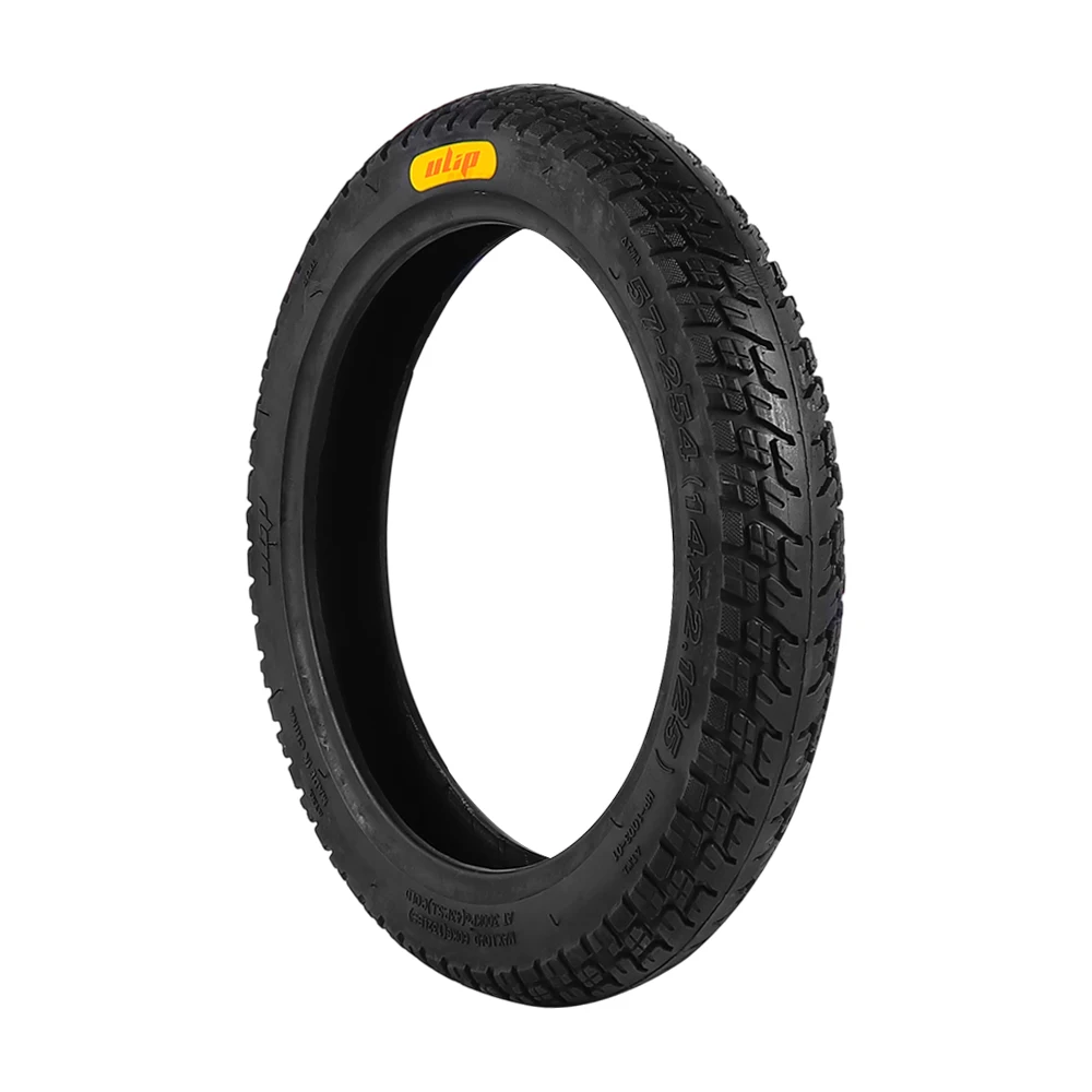 Neumático Sólido Sin Cámara 14x2.125 para DYU D3 D3+ y Kugoo V1 B2, Repuesto de Rueda para Bicicleta Eléctrica Plegable de 14 Pulgadas