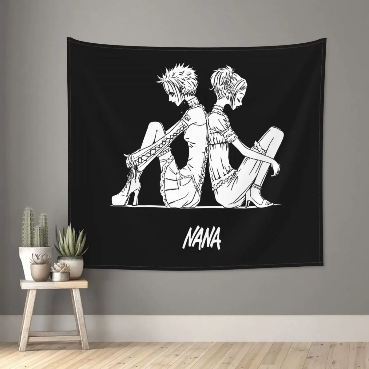 

Nana Osaki Tapestry Bohemian Polyester Wall Hanging Anime Manga Room Decoration Table Cover Retro Wall Tapestry