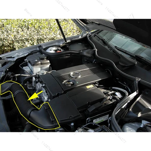 Imagen 2 del producto Para 2002-2011 Mercedes Benz W203 Clase C/CLC/CLK Tubo de manguera de entrada de aire del motor 2710900282 A2710900282