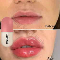 Huile Longue Durée Jules Plumper, Sérum Volumisant Instantané, Augmente le Volume des Lèvres au Collagène, Maquillage Cosmétique Sexy