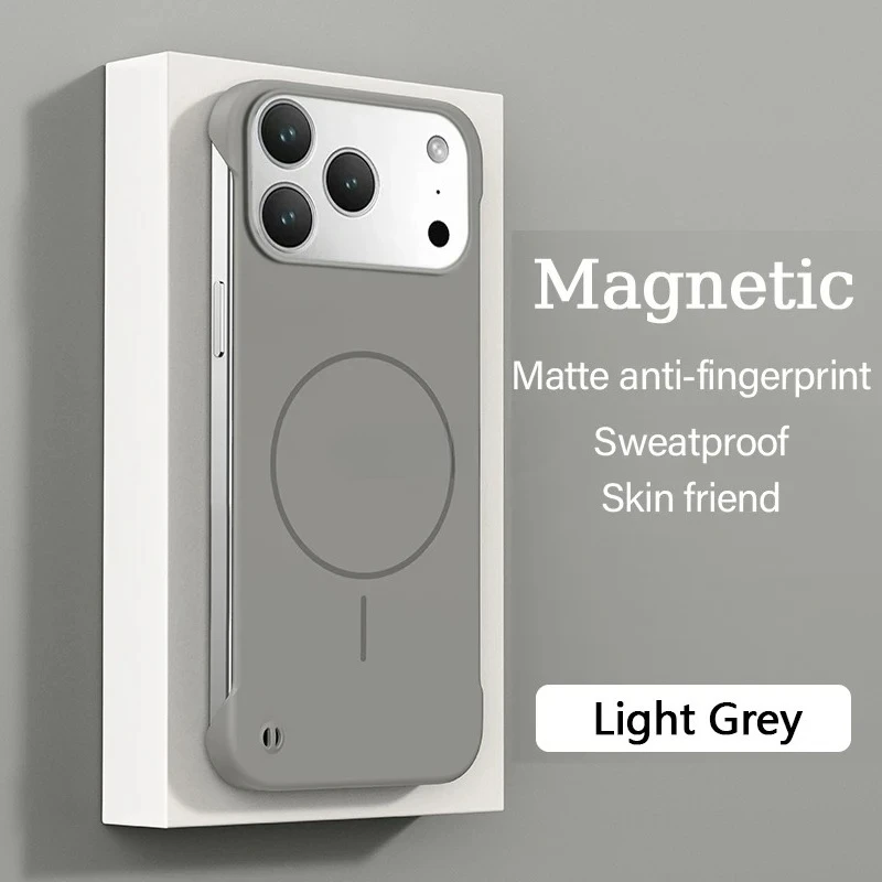 حافظة صلبة رفيعة للغاية بدون إطار لهاتف أبل آيفون 17 برو ماكس 17 اير 17 برو غطاء كاميرا حماية مقاوم للصدمات صديق للبشرة