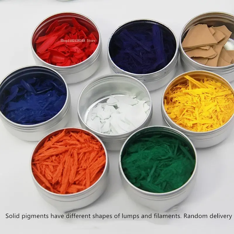 Scented Candle Solid Dye Diy Does Not Penetrate, Does Not Cross Color. Does Not Smudge Soy Wax Ice Flower Wax Dye 10g Pack