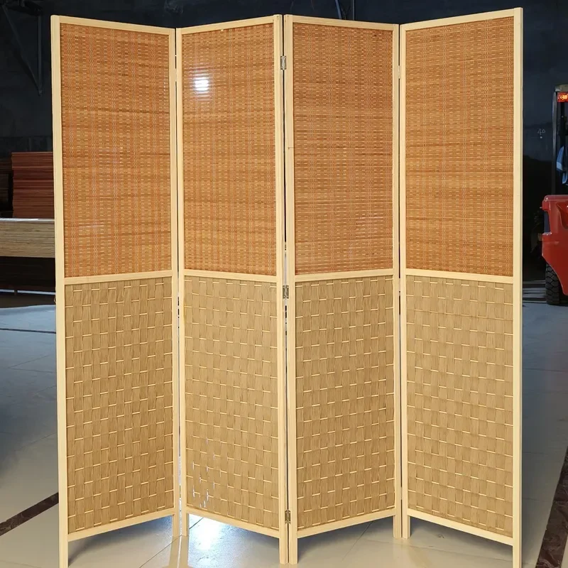 New Chinese Style Foldable Room Divider Screen Office Partition Wall Home Entrance Decor Hotel Homestay Folding Privacy Panel