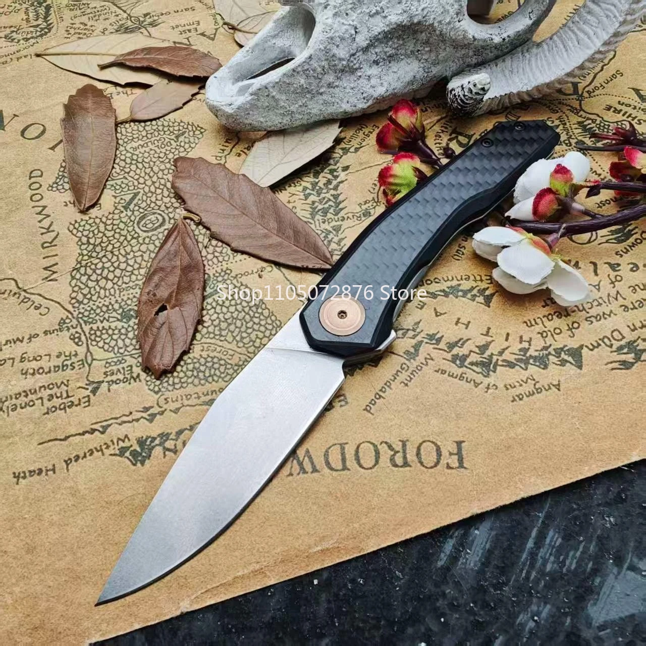 

Портативный складной нож для кемпинга и исследования джунглей - 0545, универсальный нож-флиппер для активного отдыха, походов, треккинга и приключений