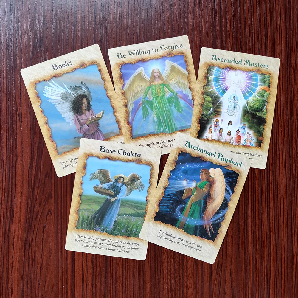2022 Hot selling Full Doreen Virtue Angel Therapy Oracle Cards Party Games Oracle Cards For Beginners PDF guidebook