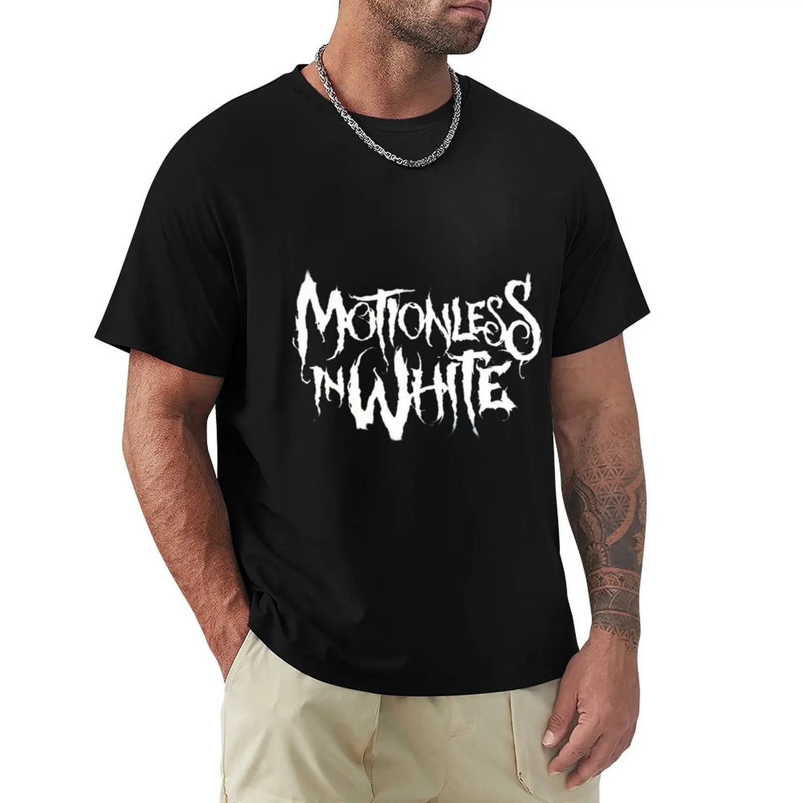 

Retro Motionless in White Band Perfect Gift For Fan T-Shirt Breathable Travel T-Shirt