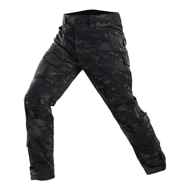 Tactical Camouflage Pants Outdoor Hunting Training Suit Combat Pants Ripstop Cargo Pants Men's Working Clothing Hiking Trousers