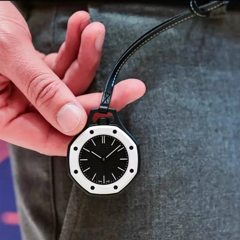 Nuevo Reloj de Bolsillo Octogonal 2026 de Moda, Estilo Pop, con Movimiento de Cuarzo, Colores Caramelo, Personalidad Única, Extraíble