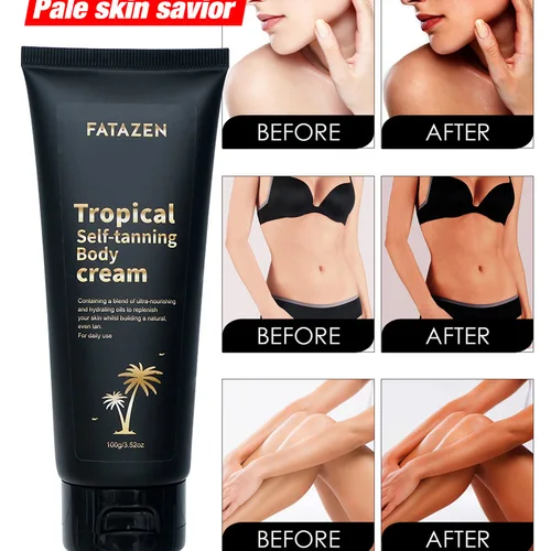 천연 3 시간 인스턴트 다크 태닝 로션, 태닝 오일, 스킨 케어, 셀프 태닝 다크 다크 브라운, 100g 