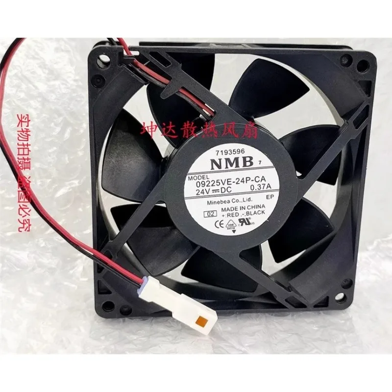 New Cooler Fan for NMB 09225VE-24P-CA 24V 0.37A 9025 Server Fan 90*90*25MM