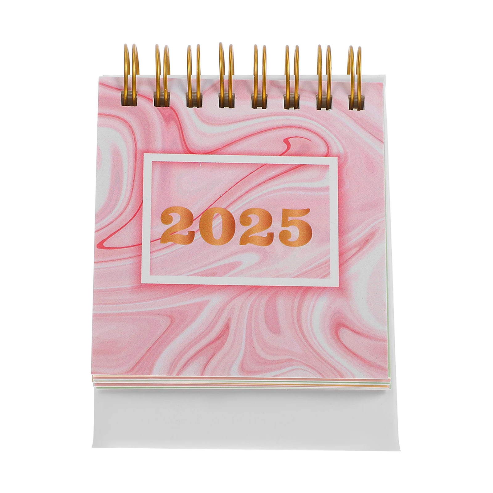 

Desk Calendar Creative 2025 Stand up Simple Adorable Mini Traditional Decorative Academic