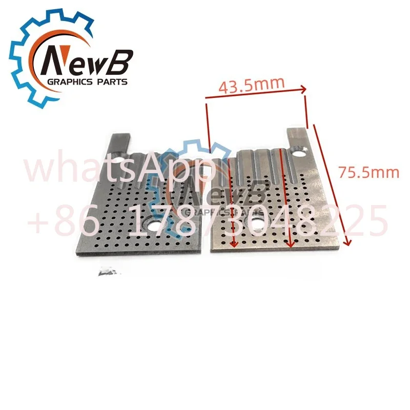 1Pair L2.072.139 Fastening Plate DS L2.072.239 Fastening Plate OS For Heidelberg XL75 CD74 Pull Lay DS Offset Parts