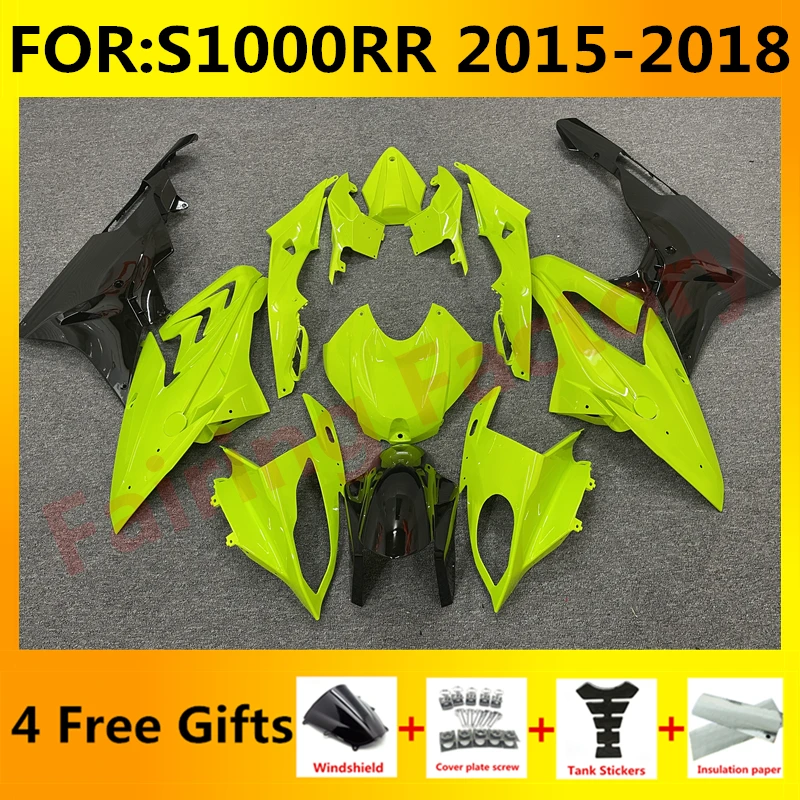 

NEW ABS Motorcycle full fairings kit fit For S1000RR S 1000 RR S1000 RR 2015 2016 2017 2018 bodywork Fairing kits yellow black