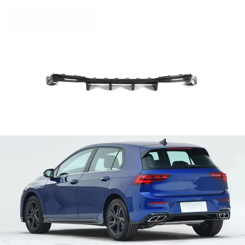 

Carbon Fiber Rear Bumper Lip Diffuser for Volkswagen VW Golf 8 MK8 R 2021 up
