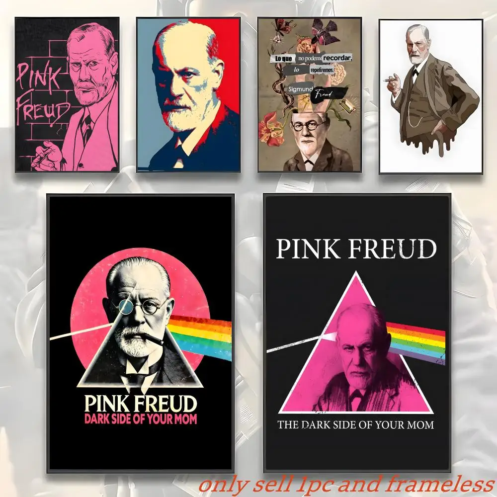 Legendary scholar Psychologist S-Pink Freud Poster HD Poster Wall Art interior Hallway Home Decoration Holiday Gifts