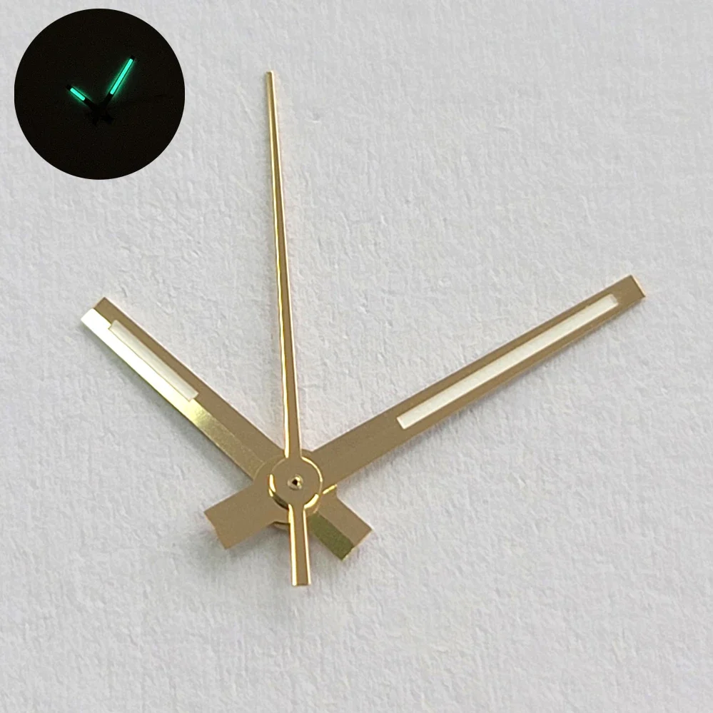 NH35 Hands Rose Gold Silver Gold Watch Hands Green Luminous For NH35/NH36/4R/7S Movement Watches Pointers