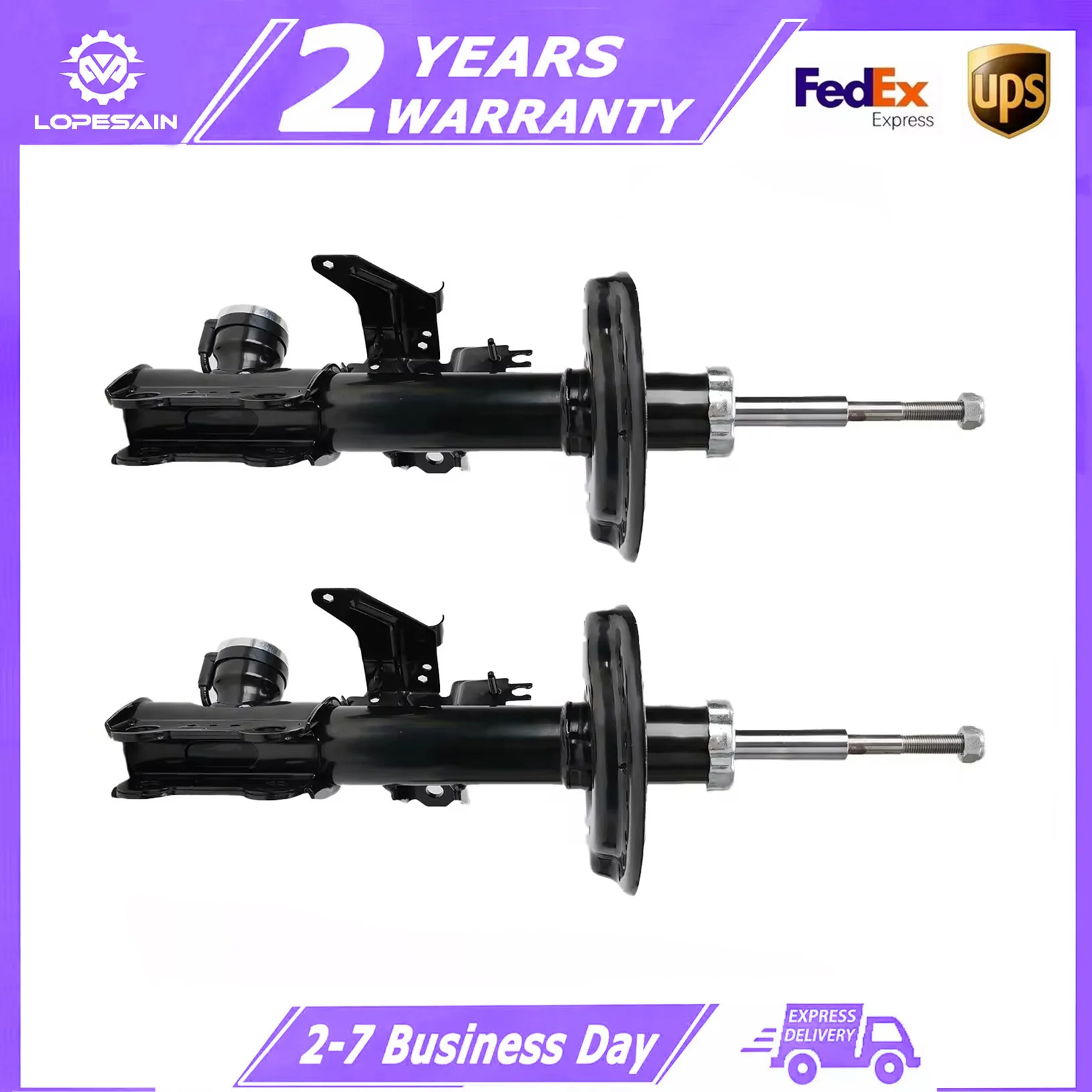 Pair For Front Right/Left Electric Shock Absorber Strut Fit Cadillac New SRX 20834664 20834663