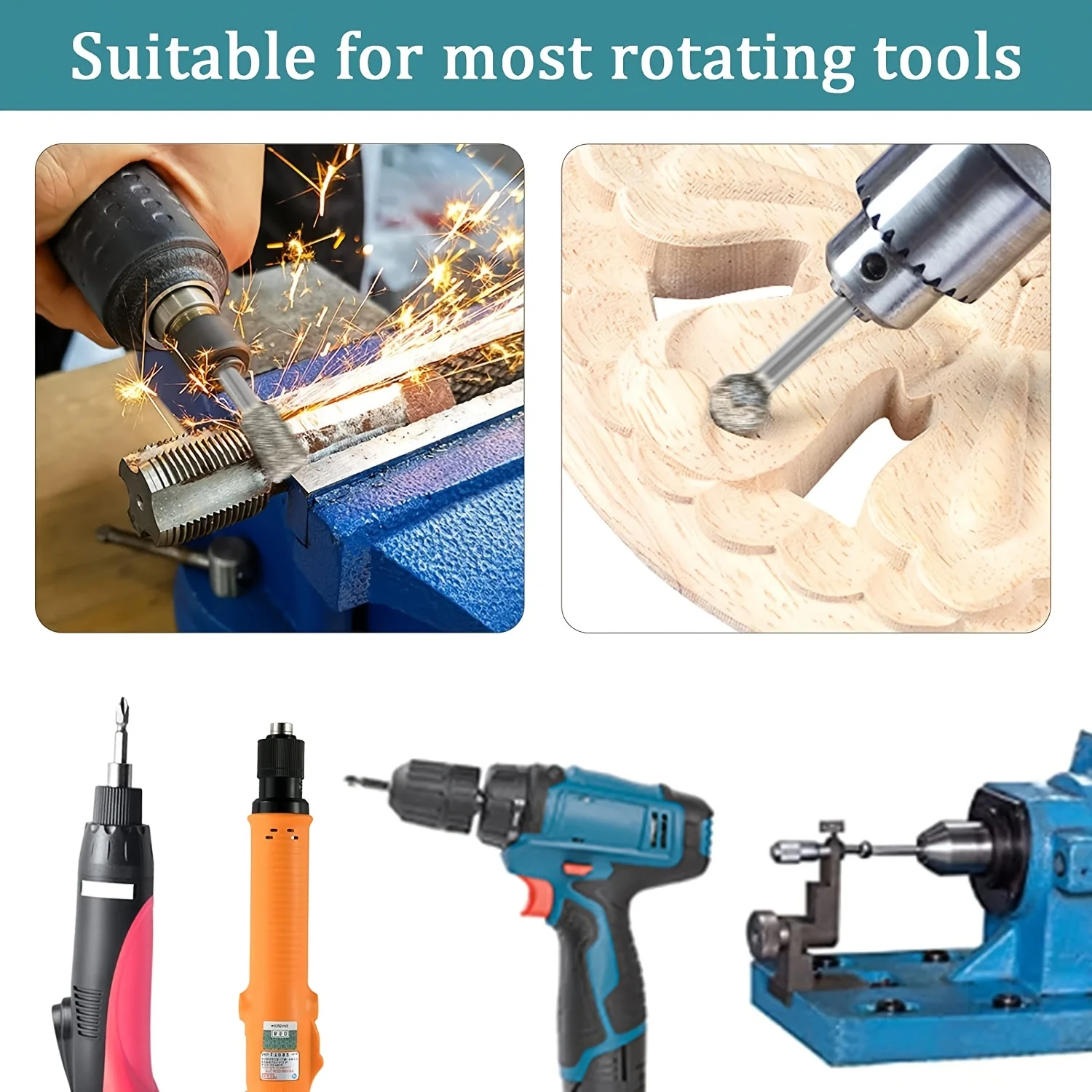 ชุดดอกสว่านเพชร 20 ชิ้น ขนาด 3.0 มม. สำหรับงานแกะสลัก ขัดเงา หินหยก ใช้กับเครื่องมือโรตารี่แบบเดรเมล