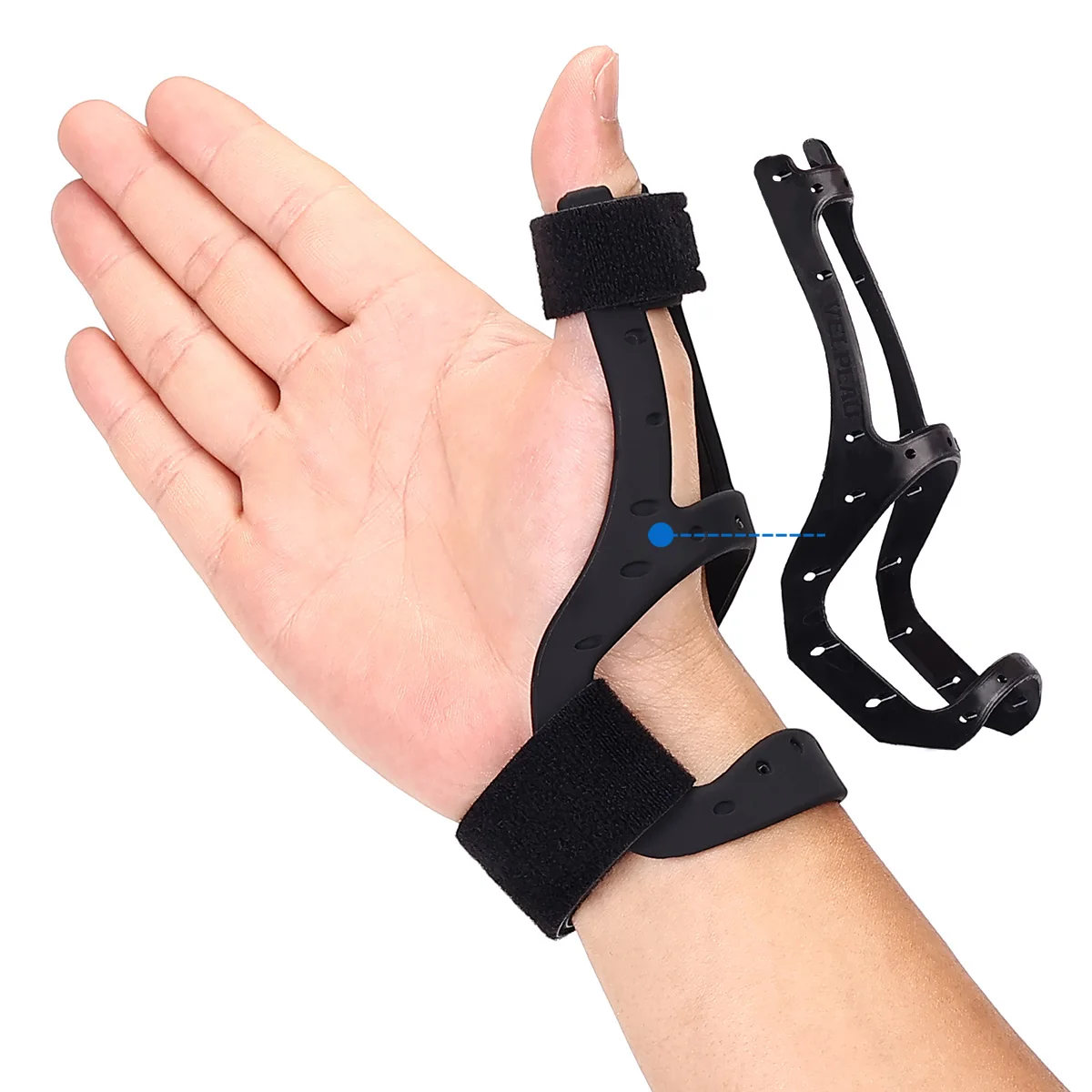 

VELPEAU Silicone Thumb Brace for Tendonitis, Arthritis Pain Relif and Trigger Finger Waterproof Thumb Splint Fits Both Hands