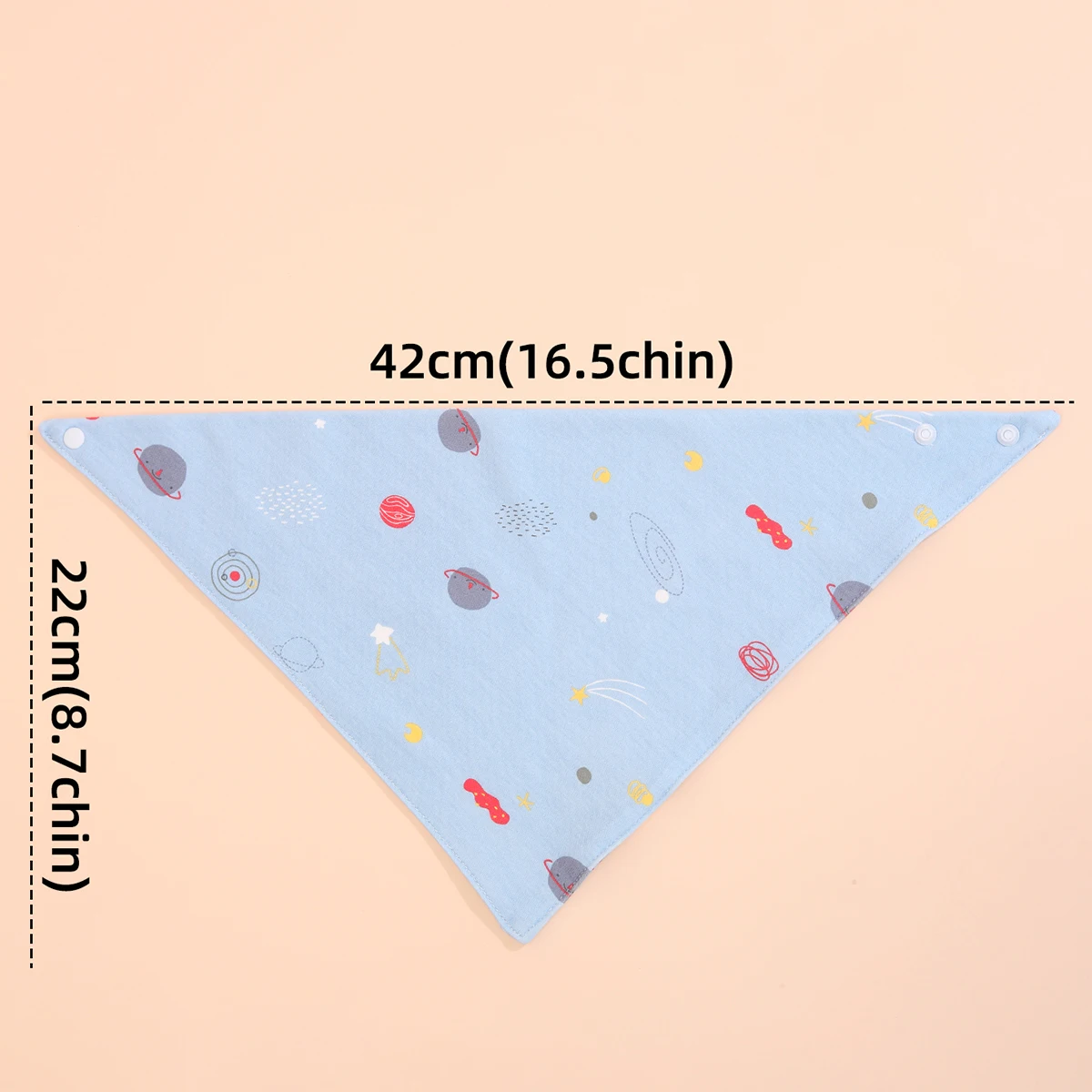 5pcs/lot Pure Cotton Baby Bibs Triangle Double Cotton Bibs Cartoon Print Saliva Towel Baby Boys Girls Feeding Apron